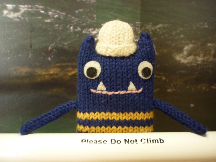 No Climbing, Explorer Beastie! CrawCrafts Beasties