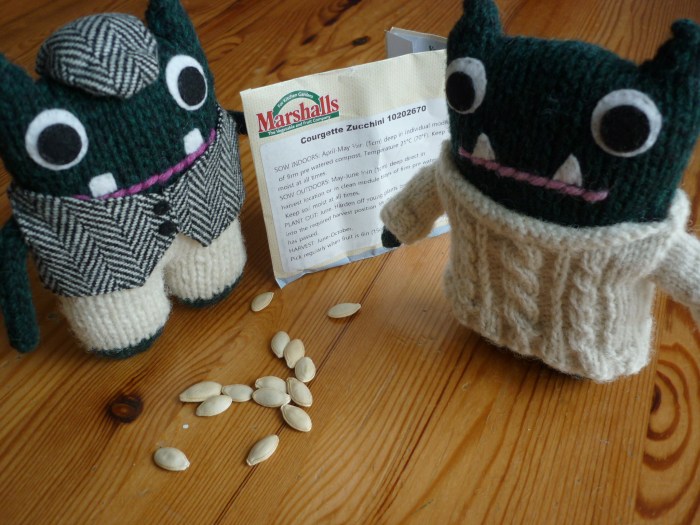 Paddy and Plunkett get growing - H Crawford/CrawCrafts Beasties