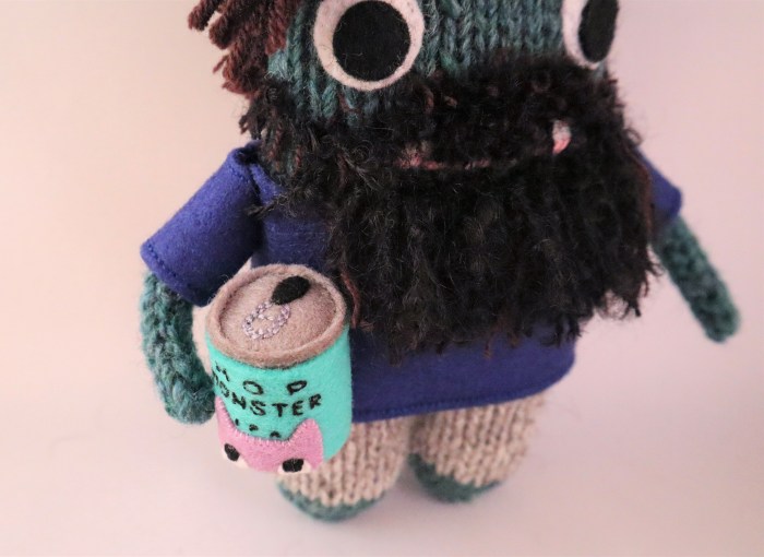 Hop Monster IPA can - CrawCrafts Beasties