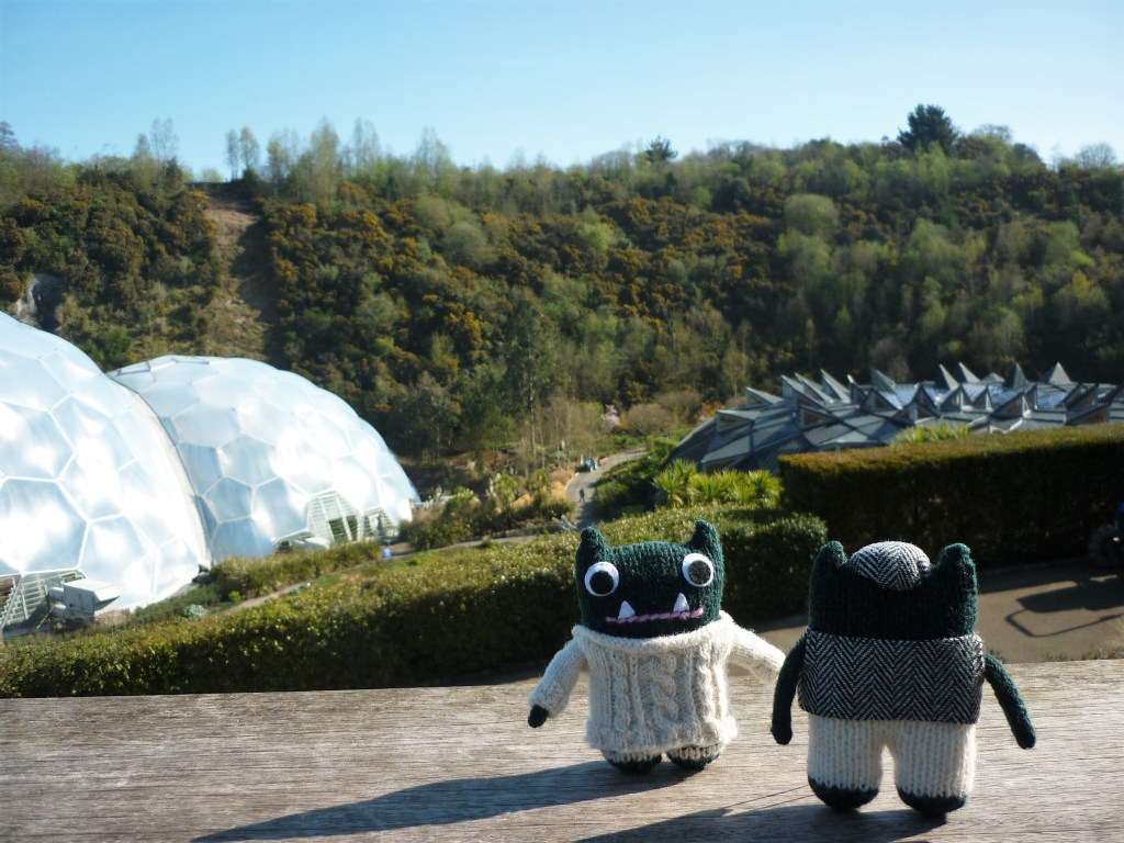 Paddy and Plunkett at the Eden Project - H Crawford/CrawCrafts Beasties