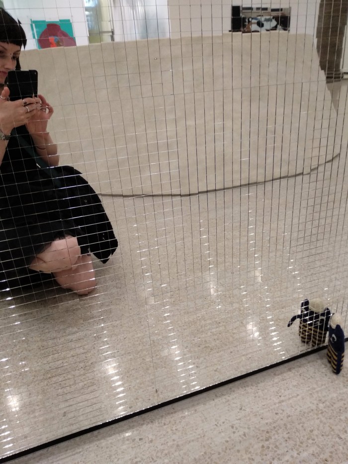 Mirror Wall at Staedel, Frankfurt - CrawCrafts Beasties