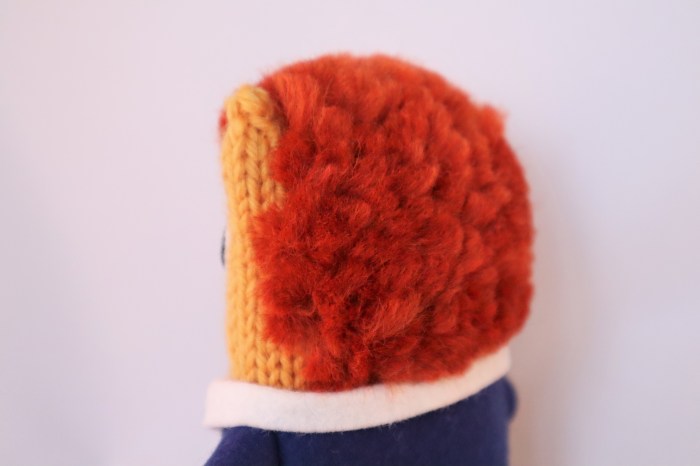 Super-soft Red Beastie Hair - CrawCrafts Beasties