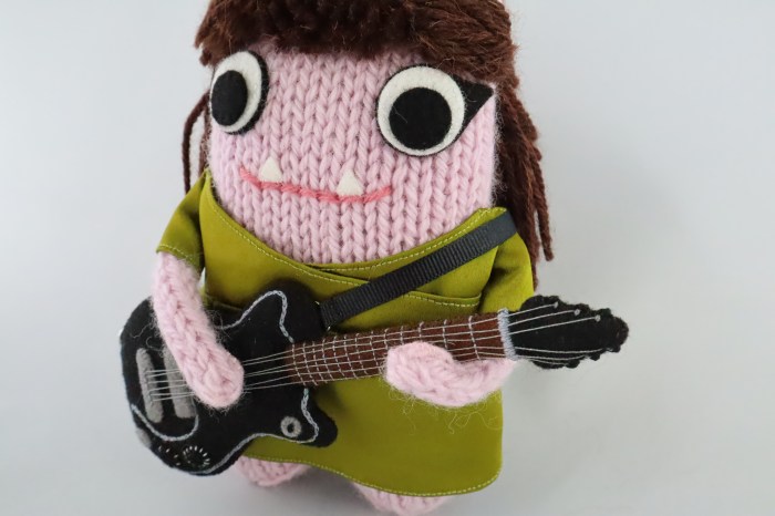 Angel Olsen Beastie Plays Guitar - CrawCrafts Beasties