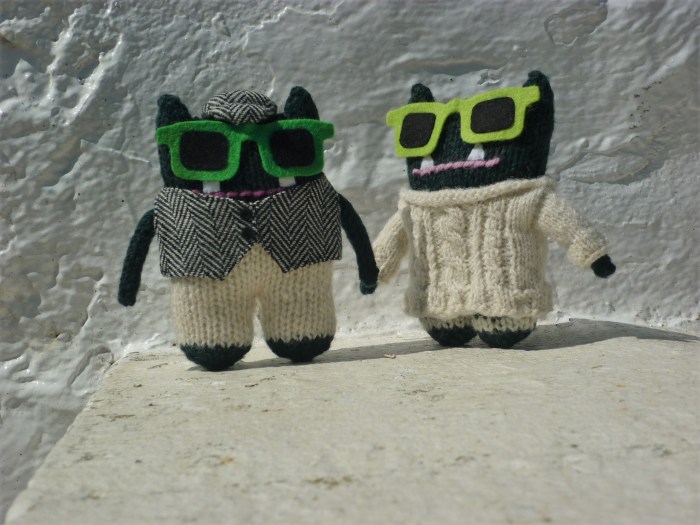 Paddy and Plunkett Enjoy the Sunshine - CrawCrafts Beasties