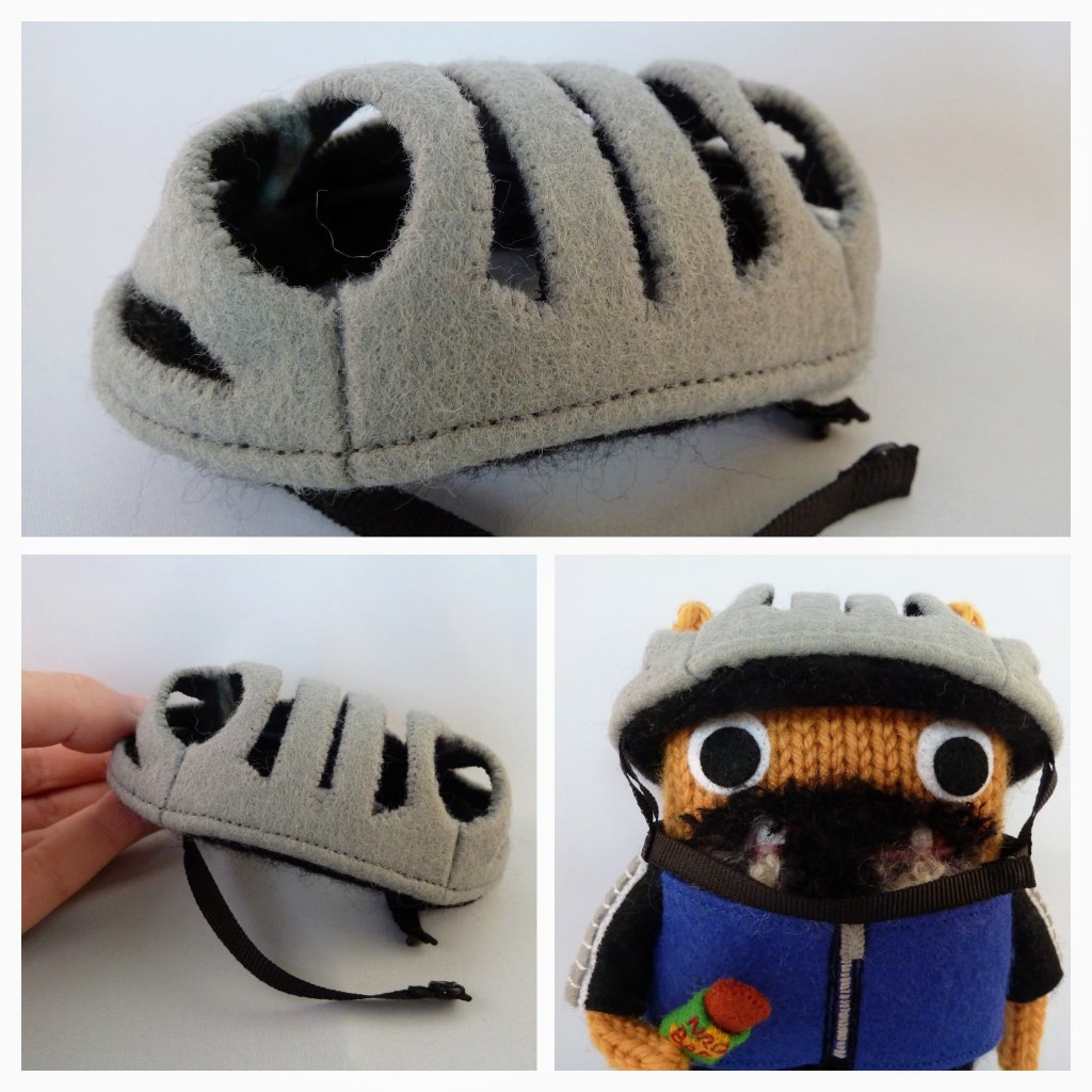 Cyclist Beastie's Helmet, by CrawCrafts Beasties