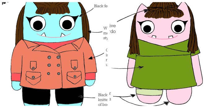 A Selection of Beastie Outfits - CrawCrafts Beasties