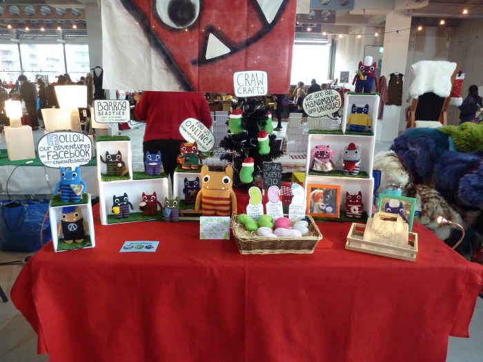 Christmas Flea Stall 2017 - CrawCrafts Beasties