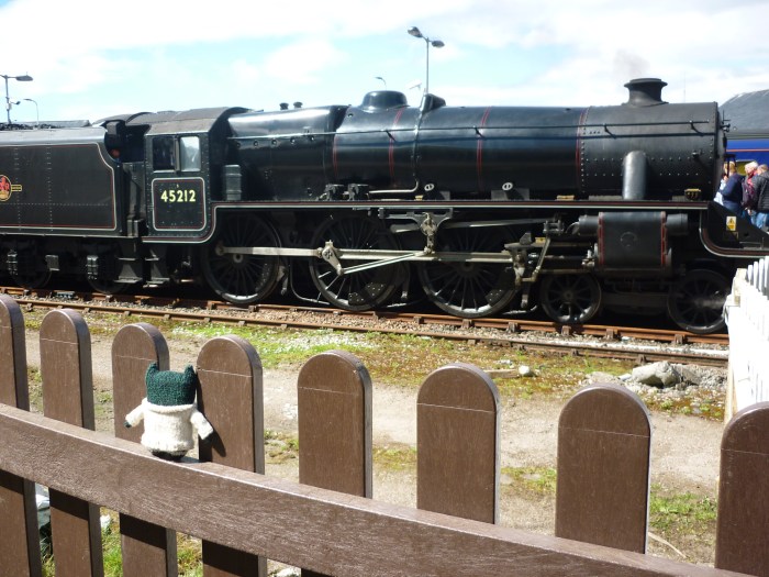 Paddy Finds the Hogwarts Express - H Crawford/CrawCrafts Beasties