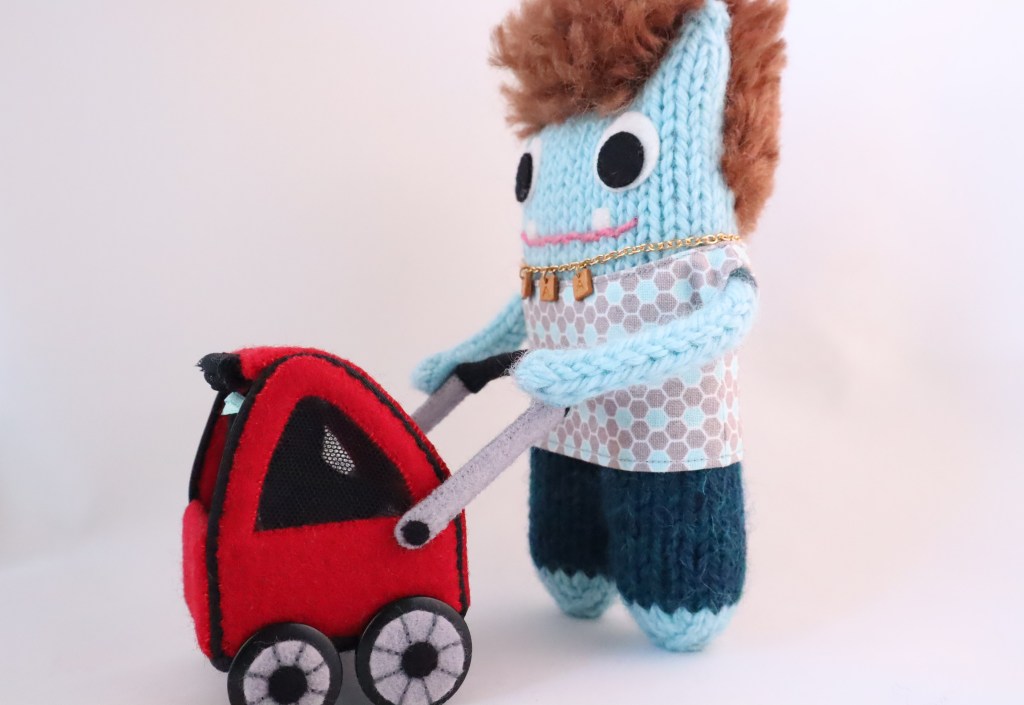 Wheeling the burley - Bespoke Beastie Creations by CrawCrafts Beasties